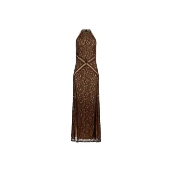 GUESS Sleeveless Dress Women's Brown