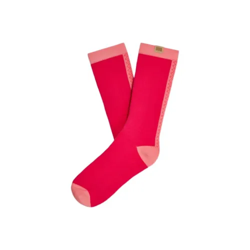 UGG Mid Calf Socks Women's 1 Pack Pink