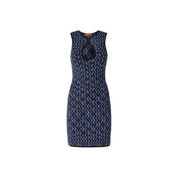 MISSONI Zigzag Sequin embellished Mini Dress