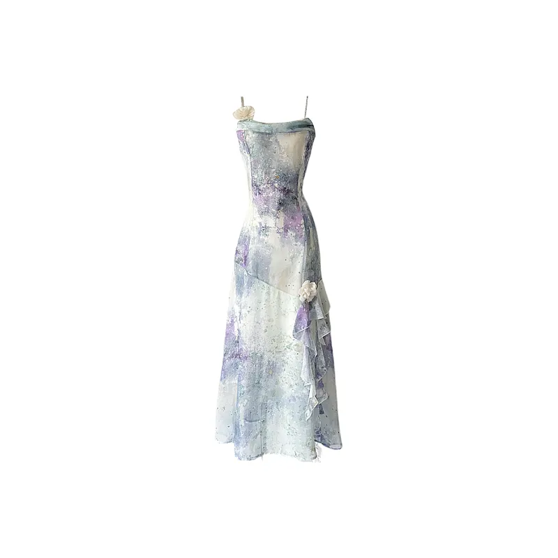 Udon House Slip Dress Women's Multicolor-0
