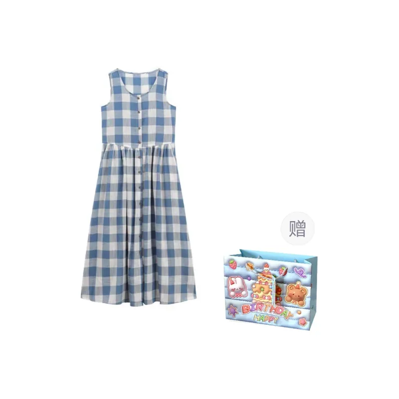 REMOULD Sleeveless Dress Women's Blue-0
