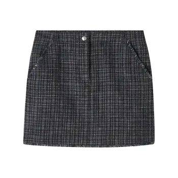 A.P.C Rebekah Tweed Miniskirt