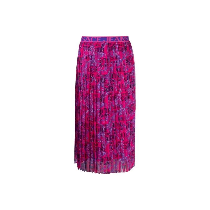 VERSACE JEANS COUTURE Logo Couture Pleated Miniskirt-0