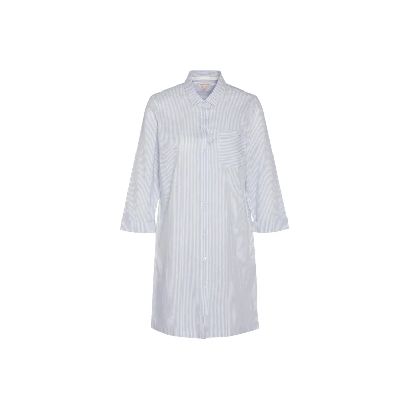 BARBOUR Long Sleeved Dress Women's Sky Blue-0