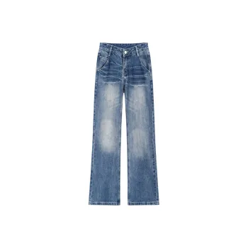 SNZX Jeans Women's Vintage Blue Pants