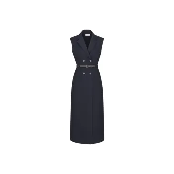 DIOR Sleeveless Dress Women's Blue