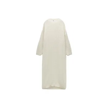 ZARA Long-Sleeved Dresses Women's White