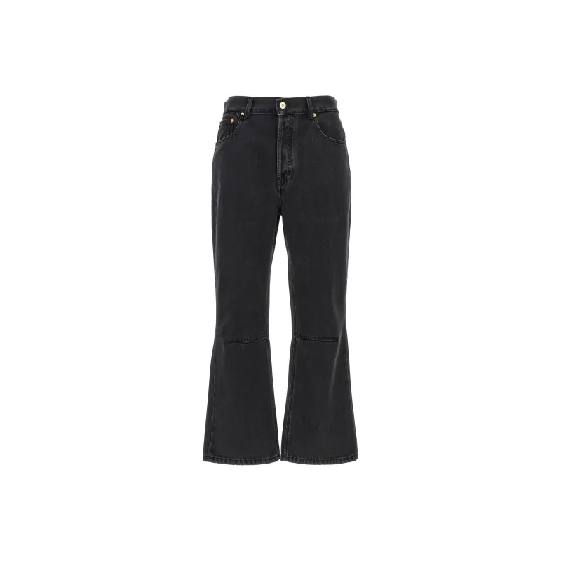 Jacquemus Le De Nîmes Court High rise Flared Jeans-0