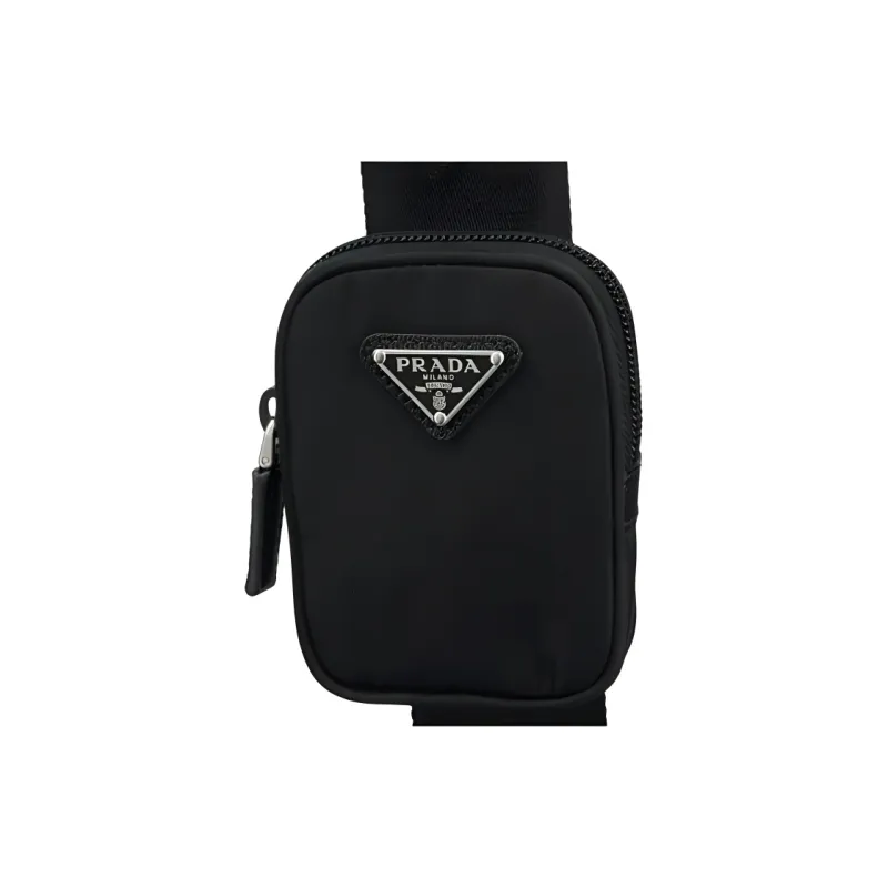 PRADA Re-Nylon Nylon Messenger Bag Shoulder Bag Crossbody Bag Regular Men's Black-7