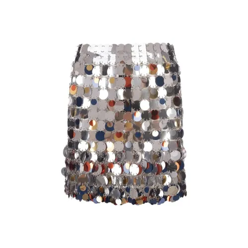 Paco Rabanne Embellished Chainmail Miniskirt