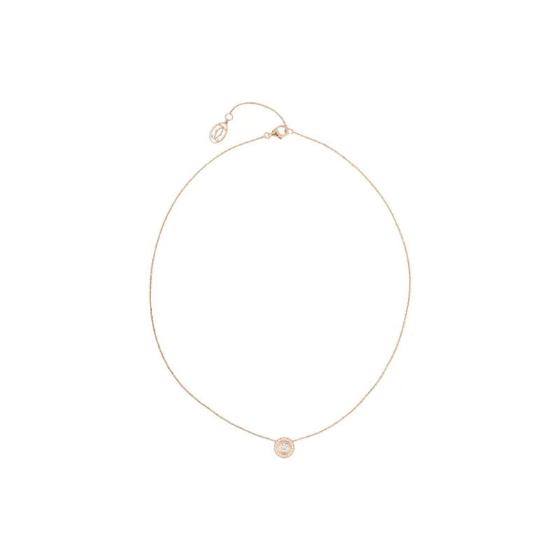CARTIER Diamond Necklaces Women's Rose Gold-1