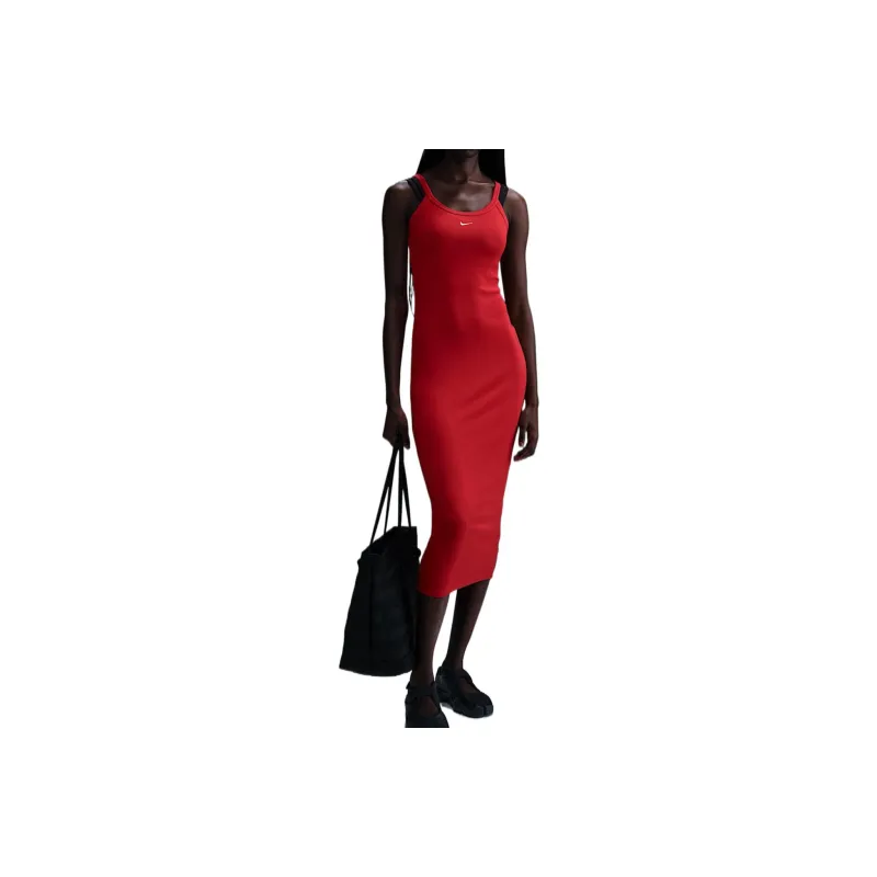 Nike Sportswear Chill Knit Women's Tight Mini Rib Tank Dress-0