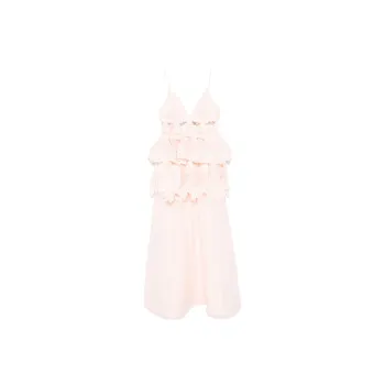 Zimmermann Crush Tiered Lace Maxi Dress