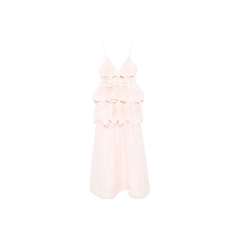 Zimmermann Crush Tiered Lace Maxi Dress-0