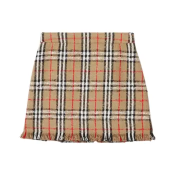 Burberry Vintage Check Bouclé Mini Skirt