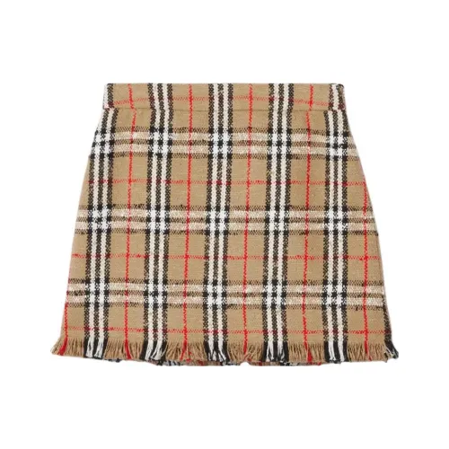 Burberry Vintage Check Bouclé Mini Skirt