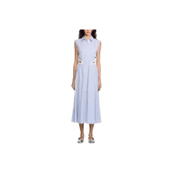 Sandro Striped Midi Dress