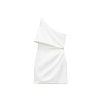 ZARA ZW Series Sleeveless Dress Women's White