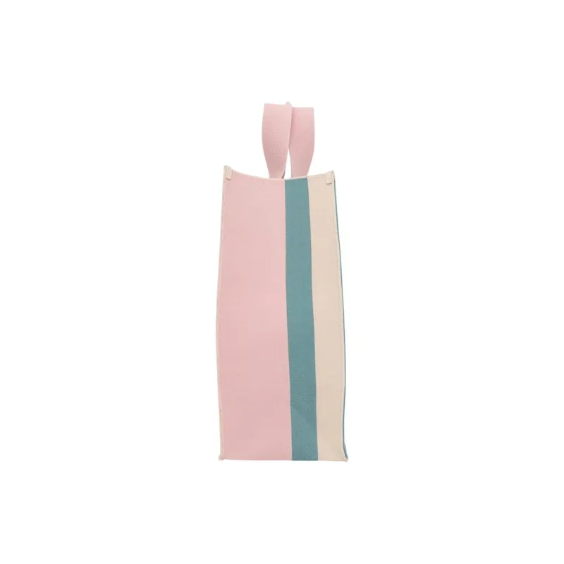 Zimmermann Recycled PET Tote Bag, Shopping Bag, Handbag Tubas Women's Pink & Beige & Multicolor-1