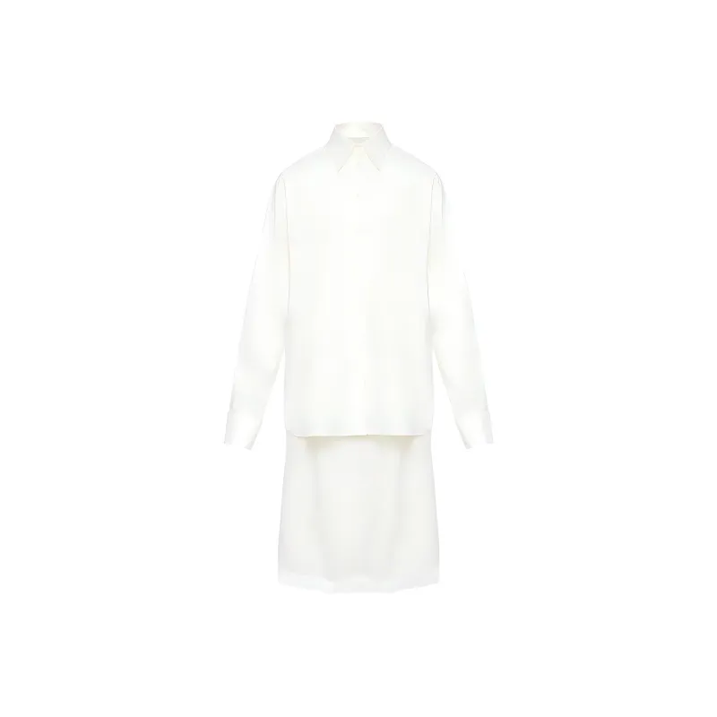MM6 Maison Margiela Midi Shirt Dress-0