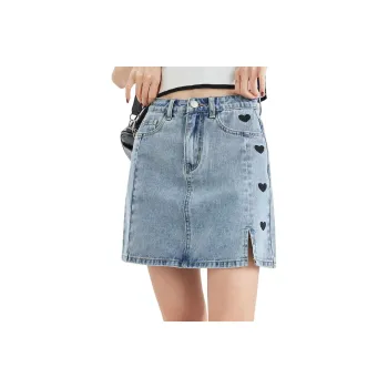 Tonlion Denim Short Skirts Women's