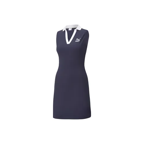 PUMA Sleeveless Dress Women's Blue