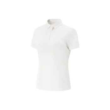 LiNing Fitness Series Polo Shirt Women's Standard White