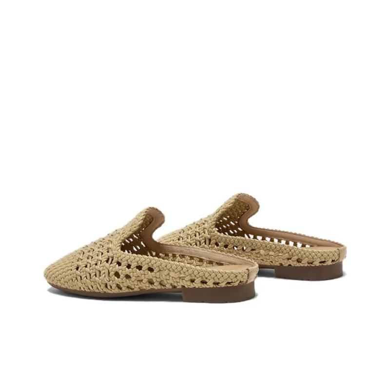 BATA Rubber Sole Quiet Slip Resistant Closed Toe Slippers Women's-7