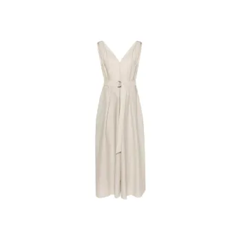 Brunello Cucinelli Sleeveless Dress Women's White