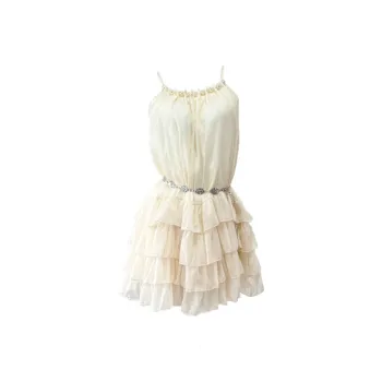 AURORA MUSE Slip Dress Women's Apricot