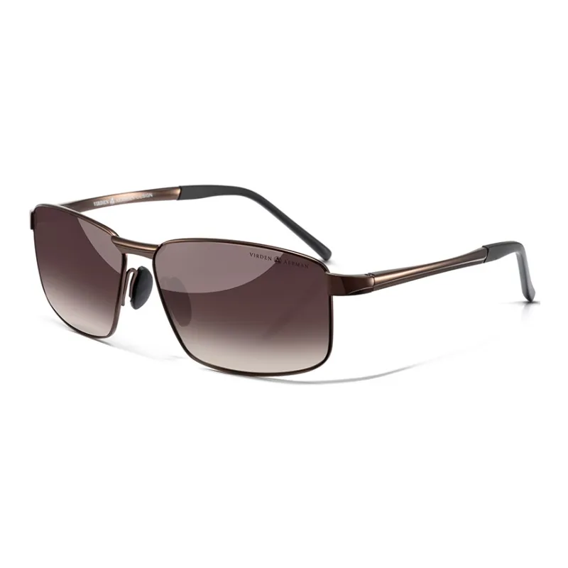 VIRDEN AERMAN Titanium Alloy Square Sunglasses Men's-7
