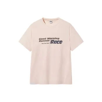 FILA T Shirts Unisex Pink