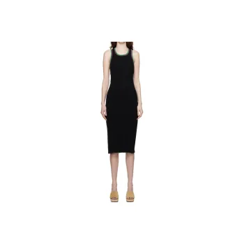 FRAME Sleeveless Dress Women's Black