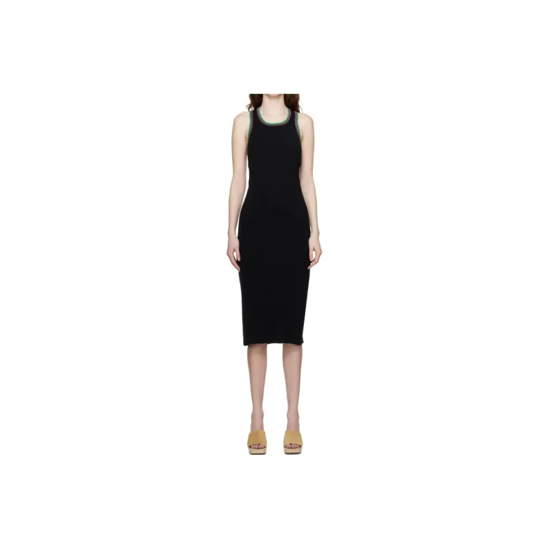 FRAME Sleeveless Dress Women's Black-0