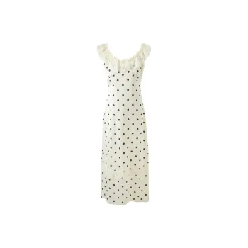 3COLOUR Sleeveless Dress Women's Cream Geometric