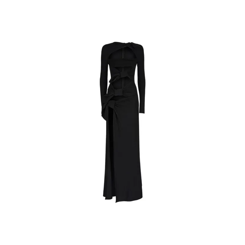 The Attico Candice Cut-out Gown-0