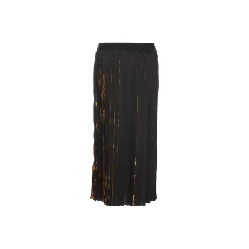 VERSACE JEANS COUTURE Watercolour Couture Printed Pleated Midi Skirt