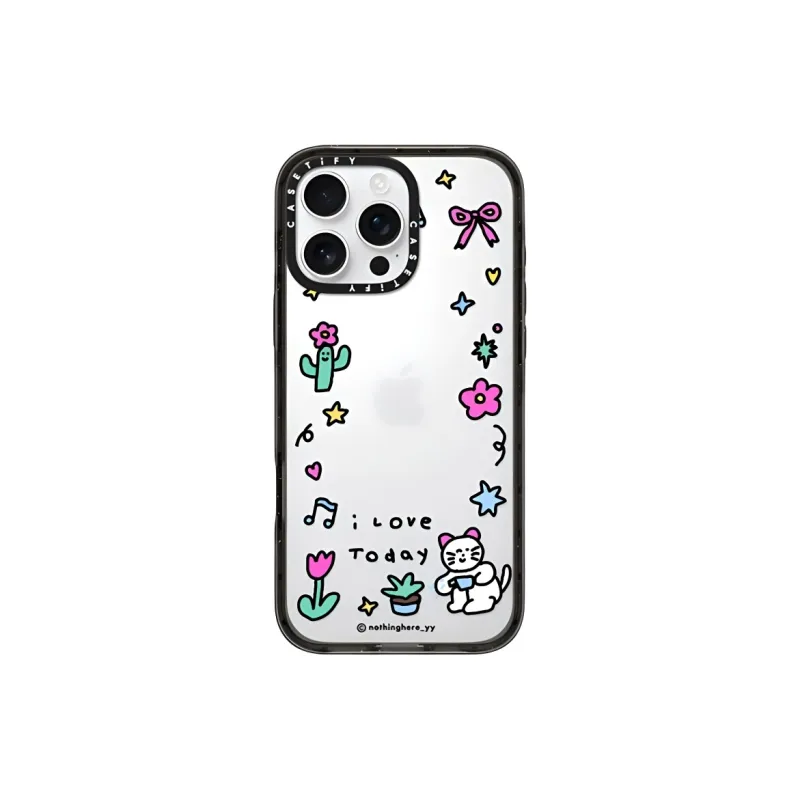 CASETIFY TPU Material Enjoy Today Phone Cases Compatibility With IPhone 16 Collection Cute Style-1