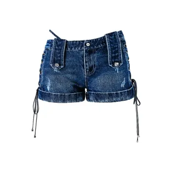 EverArcana Denim Shorts Women's Blue