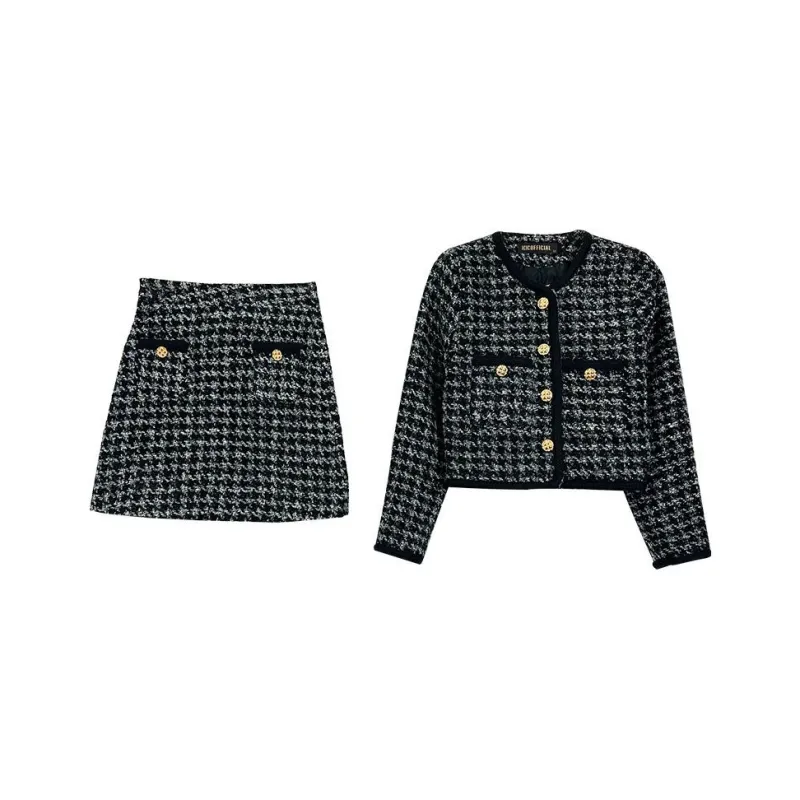 Icicofficial Two Piece Skirt Sets Women's-3