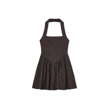 ZARA Sleeveless Dress Women's Chocolate