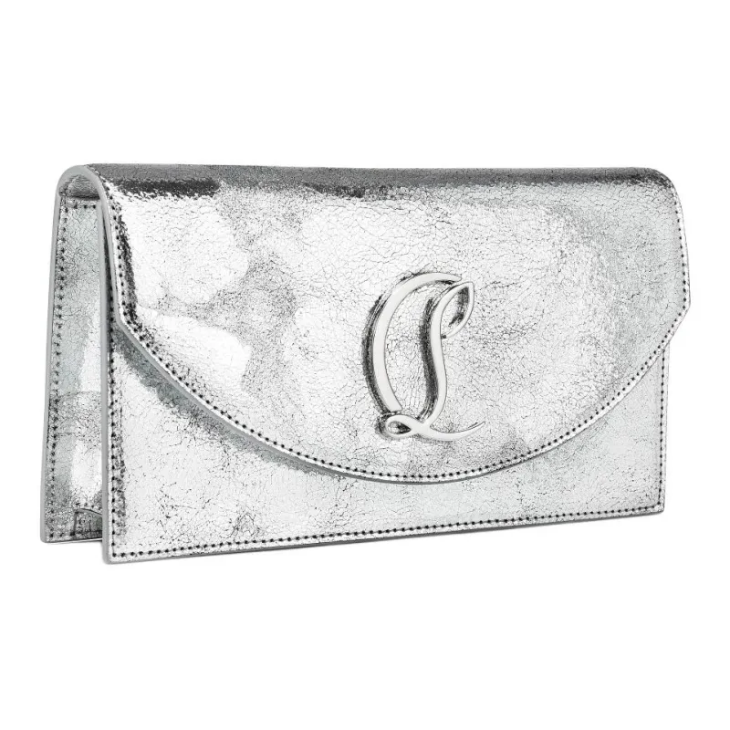Christian Louboutin Loubi 54 Foldover Top Clutch Bag-1