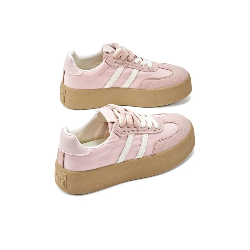 La Chapelle Low Top Skateboard Shoes Women's Light Pink-3