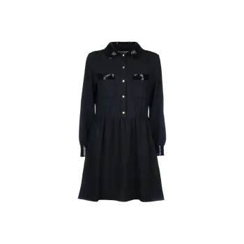 CELINE Sequin Embellished Workwear Mini Dress