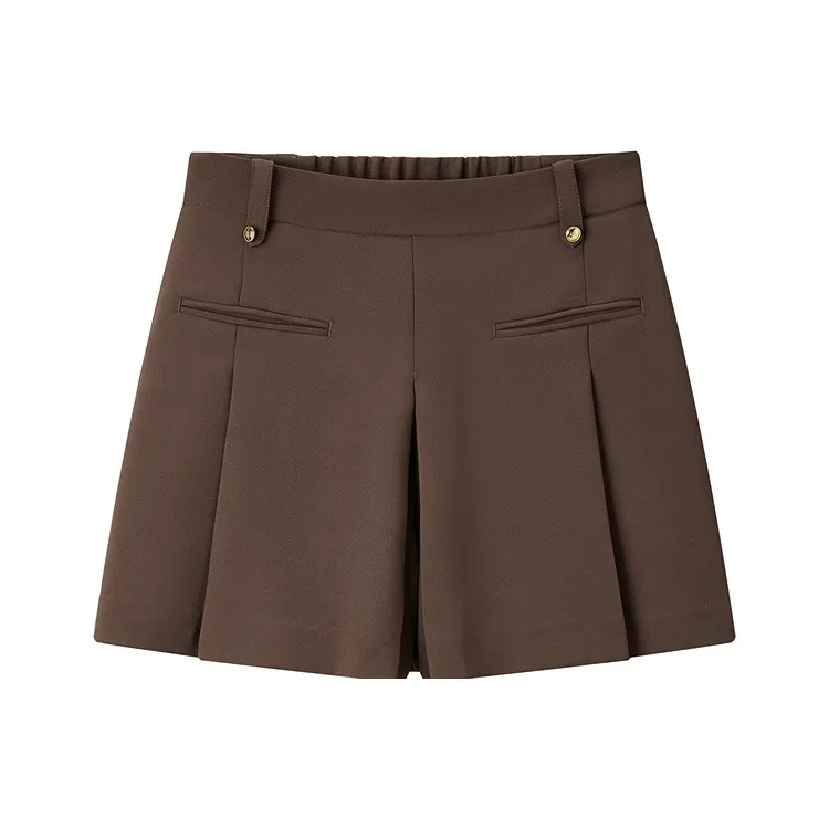 PEACEBIRD Casual Short Skirts Women's-5