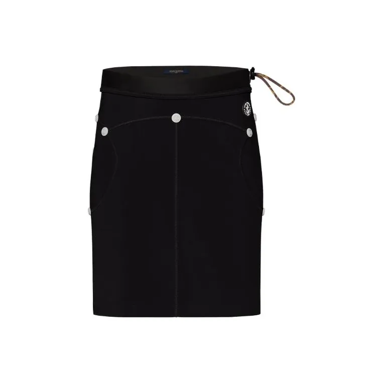 LOUIS VUITTON SS24 Casual Short Skirts Women's Black-0