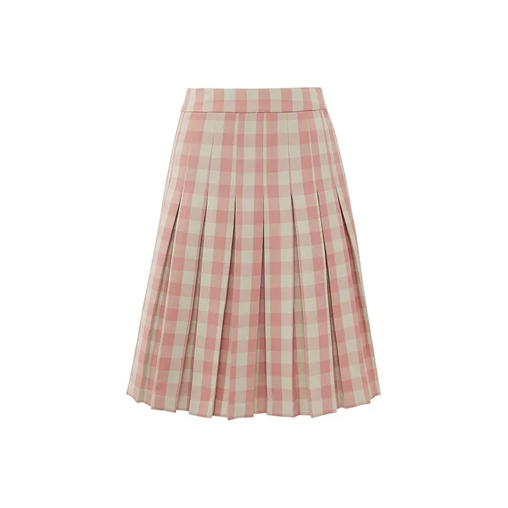 WMWM Casual Long Skirts Women's Pink-0
