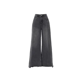 SOON FLOWER Jeans Women's Black Gray Color