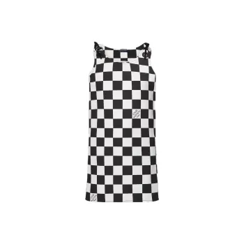 LOUIS VUITTON Sleeveless Dress Women's Black White