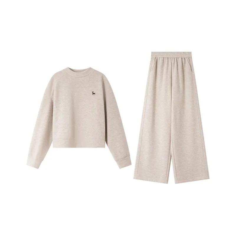 VIMLY Casual Suit Women's Apricot-0